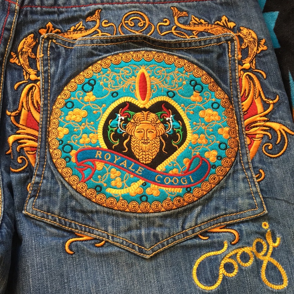 COOGI Royale embroidered jeans